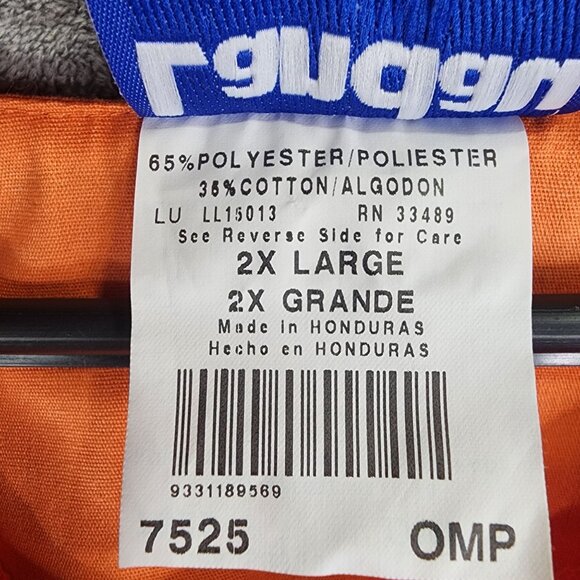Landau Oklahoma State University Orange Scrub Lab Jacket Long Sleeve Size 2XL - Picture 5 of 10